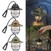 Mini Camping Light USB Rechargeable Hook Camping Lantern Stepless Dimming Outdoor Waterproof Tent Lights Emergency Lamps