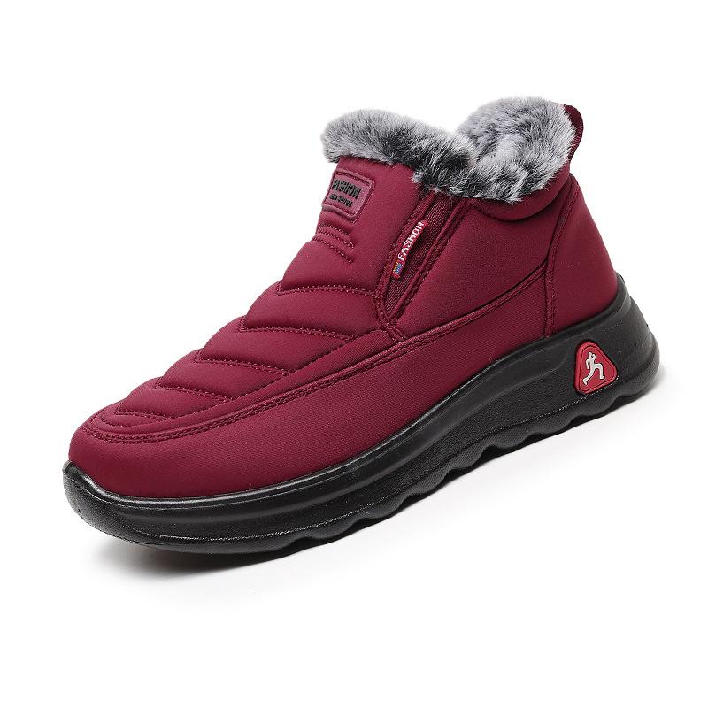 

New old Beijing cotton shoes warm snow cotton mother cotton boots waterproof and non-slip snow boots medium tube customization 40