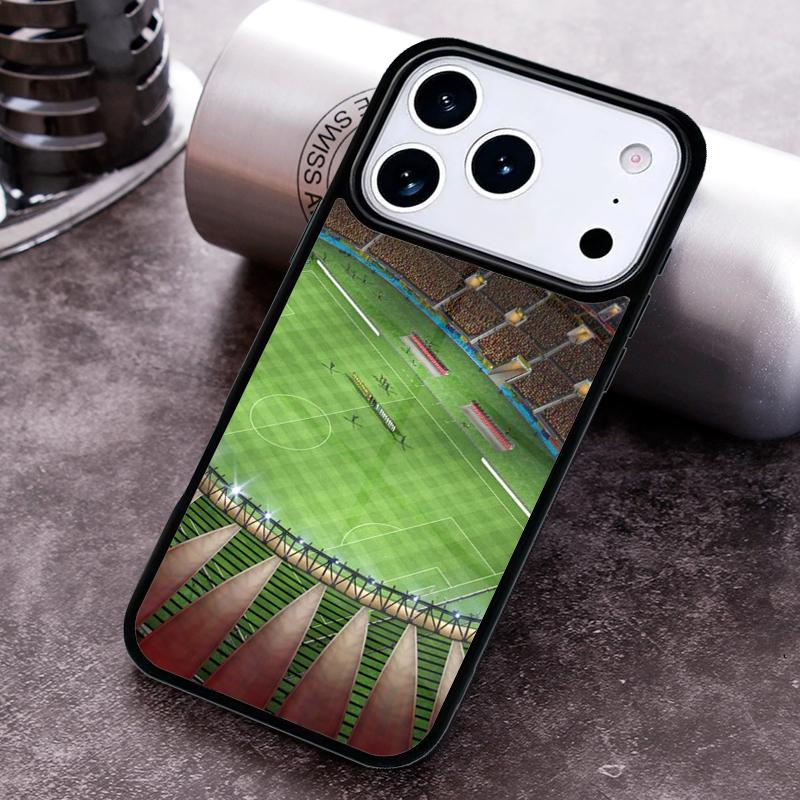 Football Field Phone Case for iPhone 17 16 15 Pro Max Air 14 13 12 11 Plus Shockproof Cover