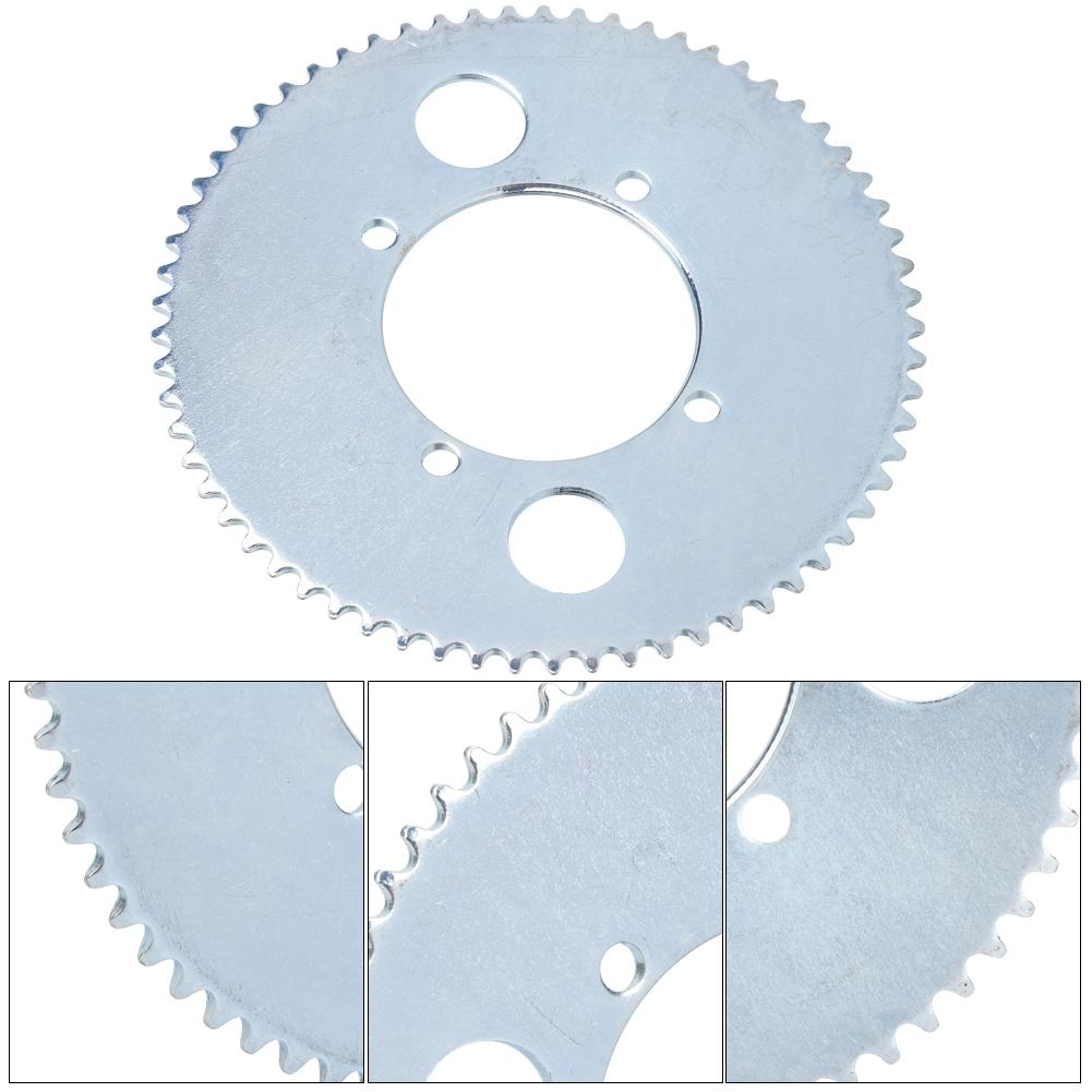 Elektrisk Sparkesykkel Tannhjul 65 Tenner Kjede 4 Hull Kranksett Drevplate for 25H Liten Kjede