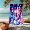 Custom Name Ultra-Soft Beach Towel with Stitch Theme,Ideal for Pool - Camping, Diving - Perfect Travel Essential, Vibrant Beach Towel.