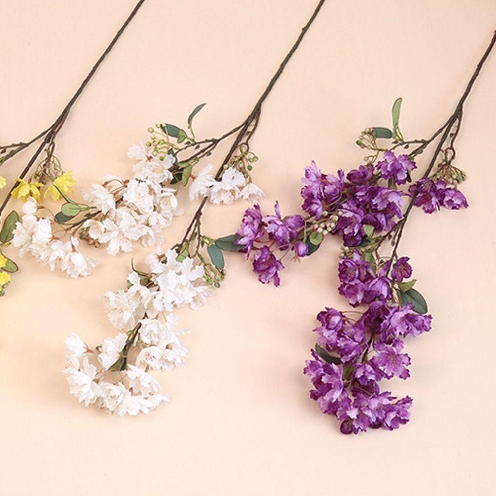 Plastic Artificial Lagerstroemia Flower Elegant Fake Flower  Wedding Birthday Party
