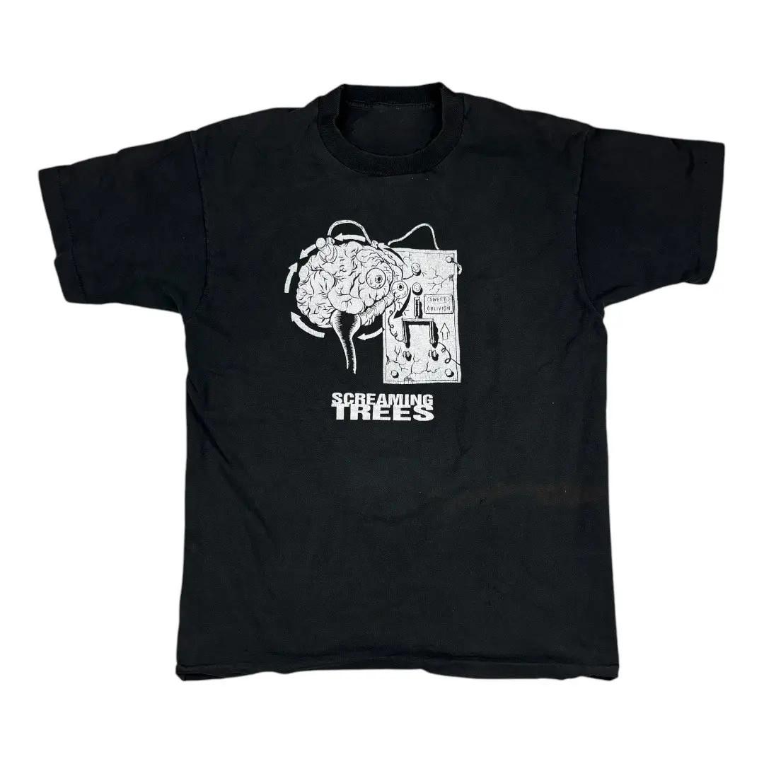 Vintage Screaming trees Band Short Sleeve Black All Size T-Shirt BT721 L