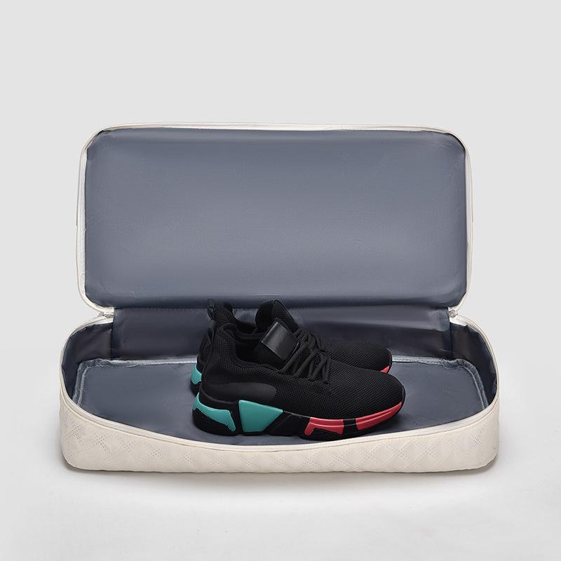 Solid Color Unisex Travel Luggage Zipper Tote Bag, Multifunctional With Independent Shoe Compartment, Large Capacity For Easy Outdoor Storage