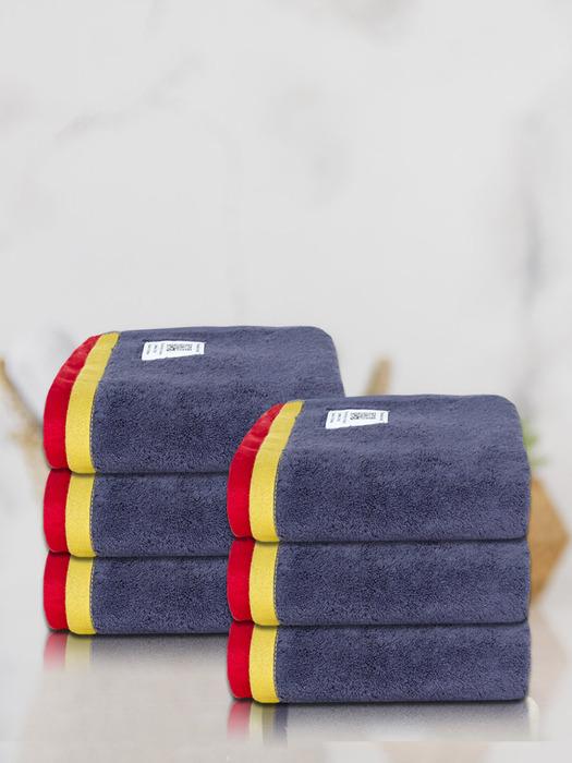 

Crocodile Acc [Bulk 6 sheets] Crocodile Wannabe 200g Combed 40 count emotional hotel towel Navy 6 sheets