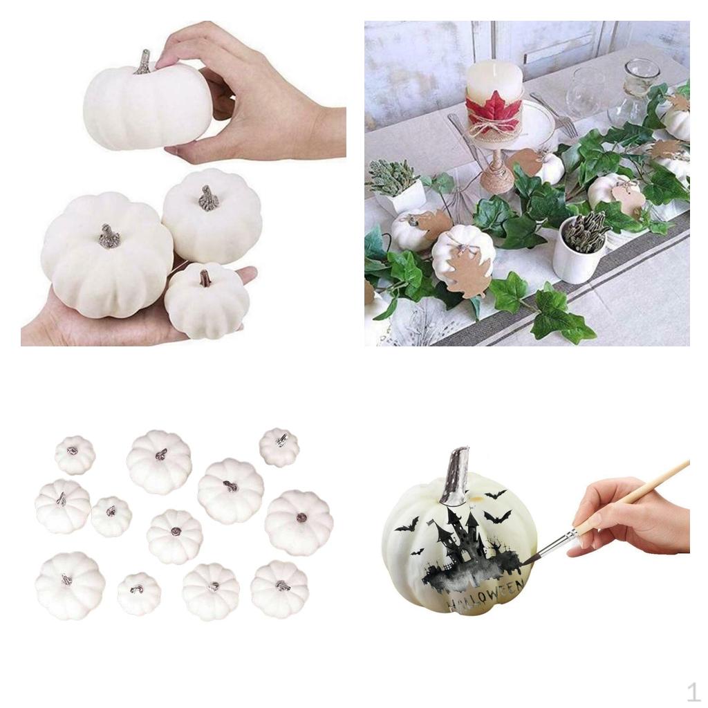 

24 шт. Искусственные тыквы для украшения тематической вечеринки на Хэллоуин