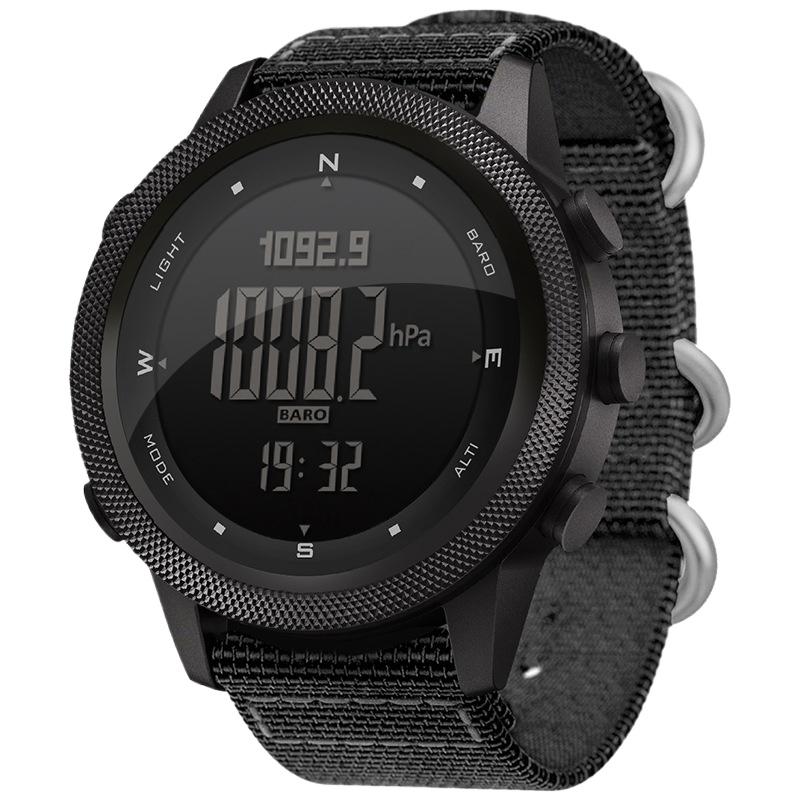 Male Outdoor Electronic Watch Height Stopwatch Metronome Air Pressure Temperature Compass Multifunctional Waterproof Sports Watch