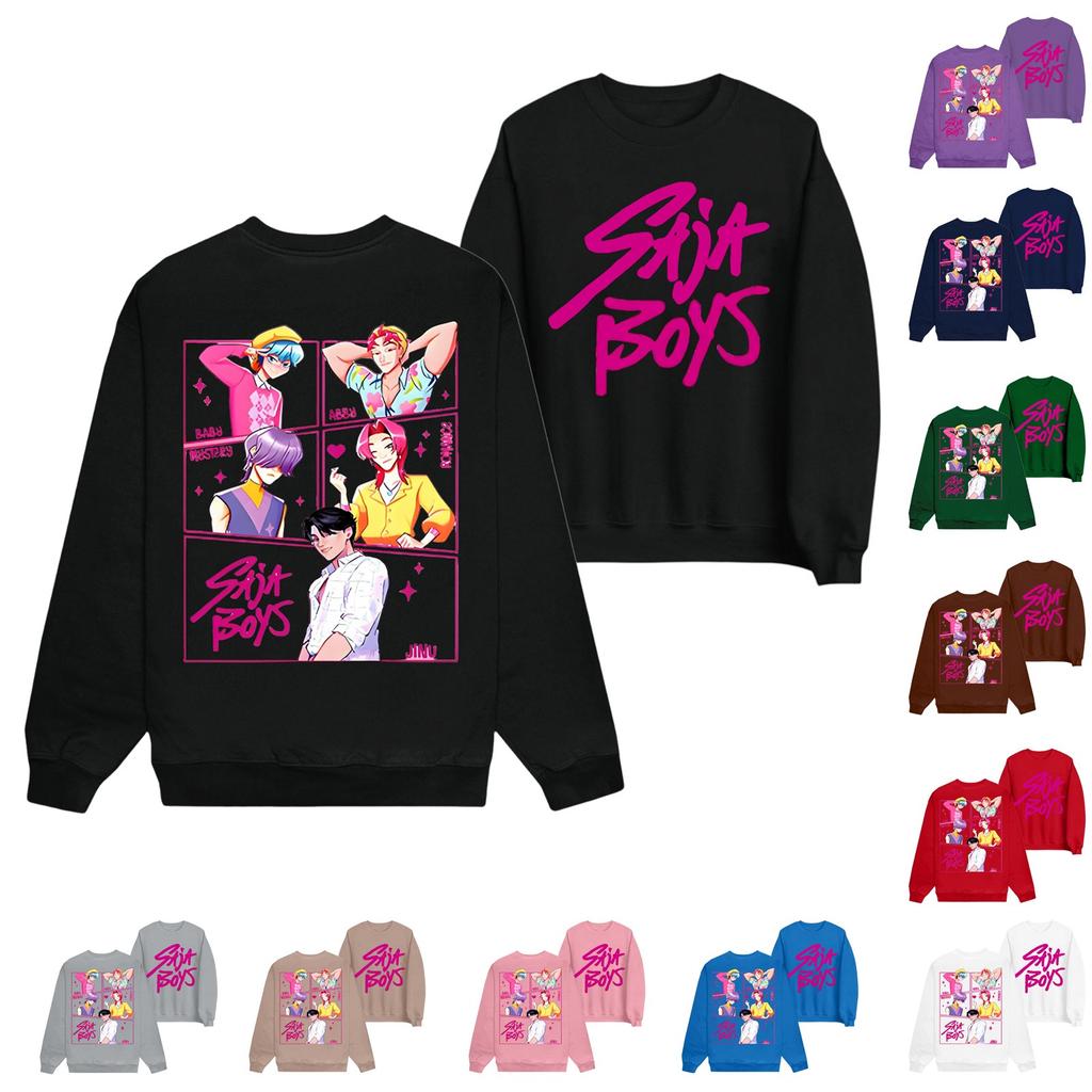 Women's Fashion Casual Print Casual Long Sleeve Round Neck Sweatshirt Top