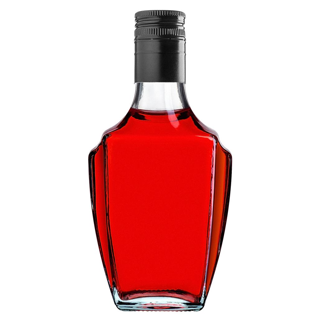 KADAX Szklana Butelka Na Nalewkę Z Zakrętką 5szt.