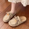 Foreign trade cool slippers women's summer 2025 new thick-soled bag head one pedal Muller Birken slippers outer wear