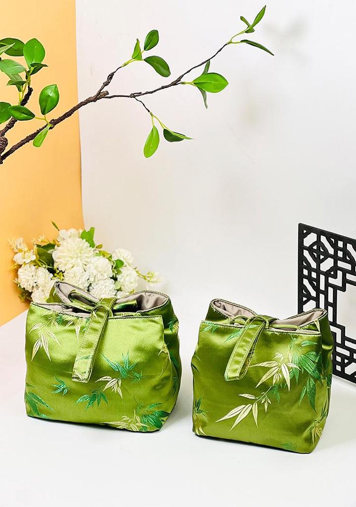 Chinese Style Portable Tea Set Storage Bag - Travel Tea Ceremony Gaiwan Bag