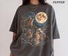 Three Platypuses Moon T-Shirt, Vintage Platypuses Full Moon Howling Tee, 90s Animal Graphic Tee, Platypus Lover Gift, Comfort Colors Shirt