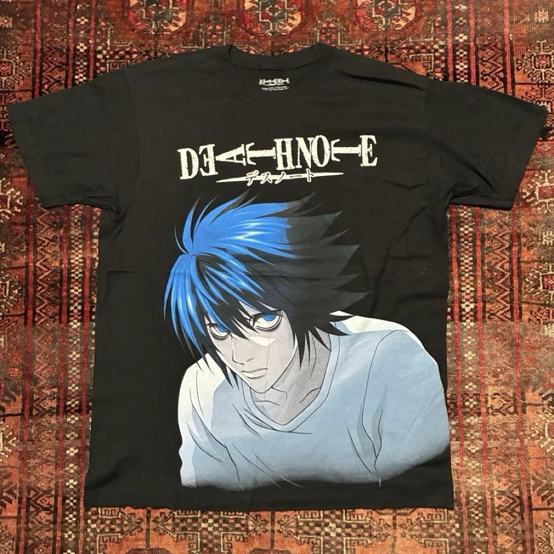 

[USED] DEATH NOTE T-shirt, large print, size L
