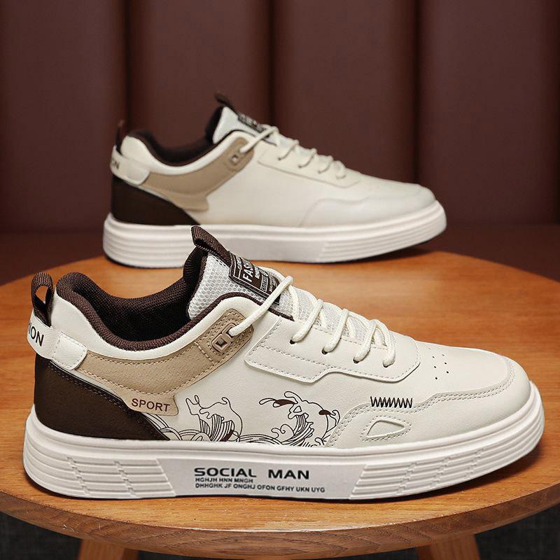 Men's Shoes New Summer Little White Shoes Trendy Versatile Board Shoes Youth Leisure Sports Trendy Shoes Men