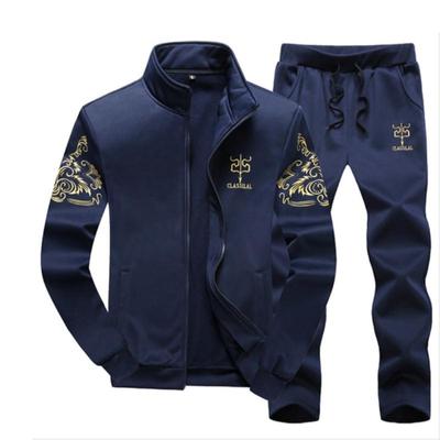 Men Tracksuit Sporting Suit Autumn Winter Men Sweatshirt Set 2 Piece Mens Sportswear+pants
