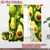 2D flat Photography Backdrop Scene Tapestry Cute Smiling Avocados 100% Polyester Holiday Decorations Use for Suitable for