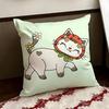 Tied Bandana Cat Cushion Cover Reversible Soft Durable Pillow Cover Home  Car MultiScene Use for Daily Comfort