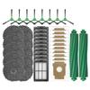 A65T-Accessories Replacement Kit For Irobot Romba Plus 405/505 Combo- Main Brush, Side Brush, Hepa Filter, Mop Dust Bag Set