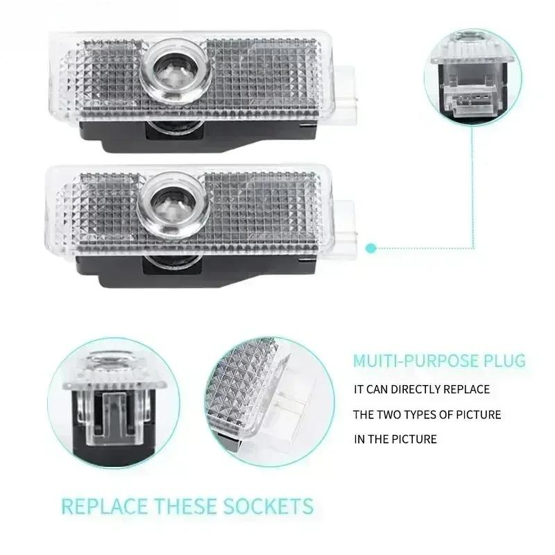 2/4 ks LED projektor loga na dveře auta, laserové uvítací světlo na dveře pro BMW E90 E60 E46 E93 F20 F21 F30 F31 F32 F33 F34 F15 F10 F01 F11