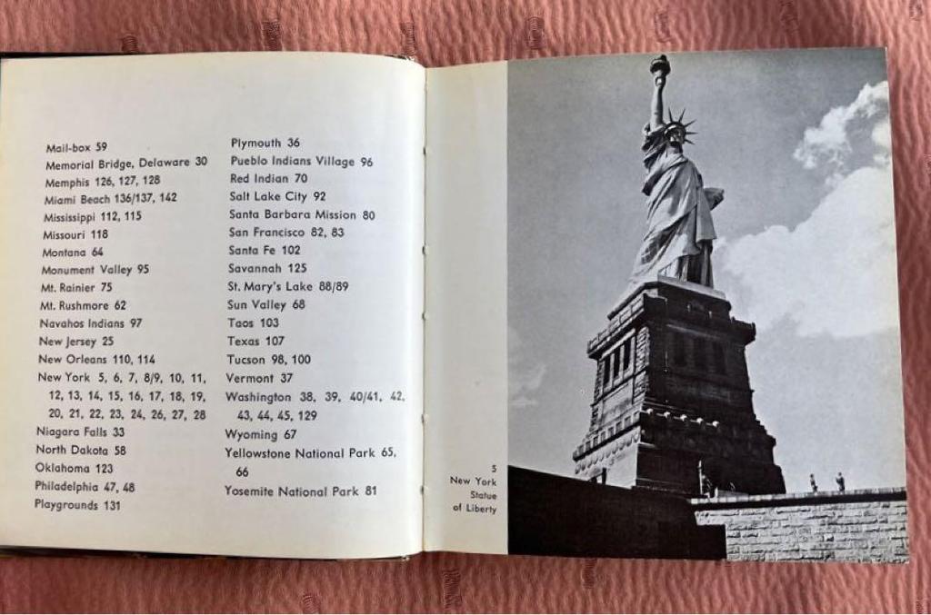 [USED] USA American Books, Foreign Books, Around 1960, Tourist Photos