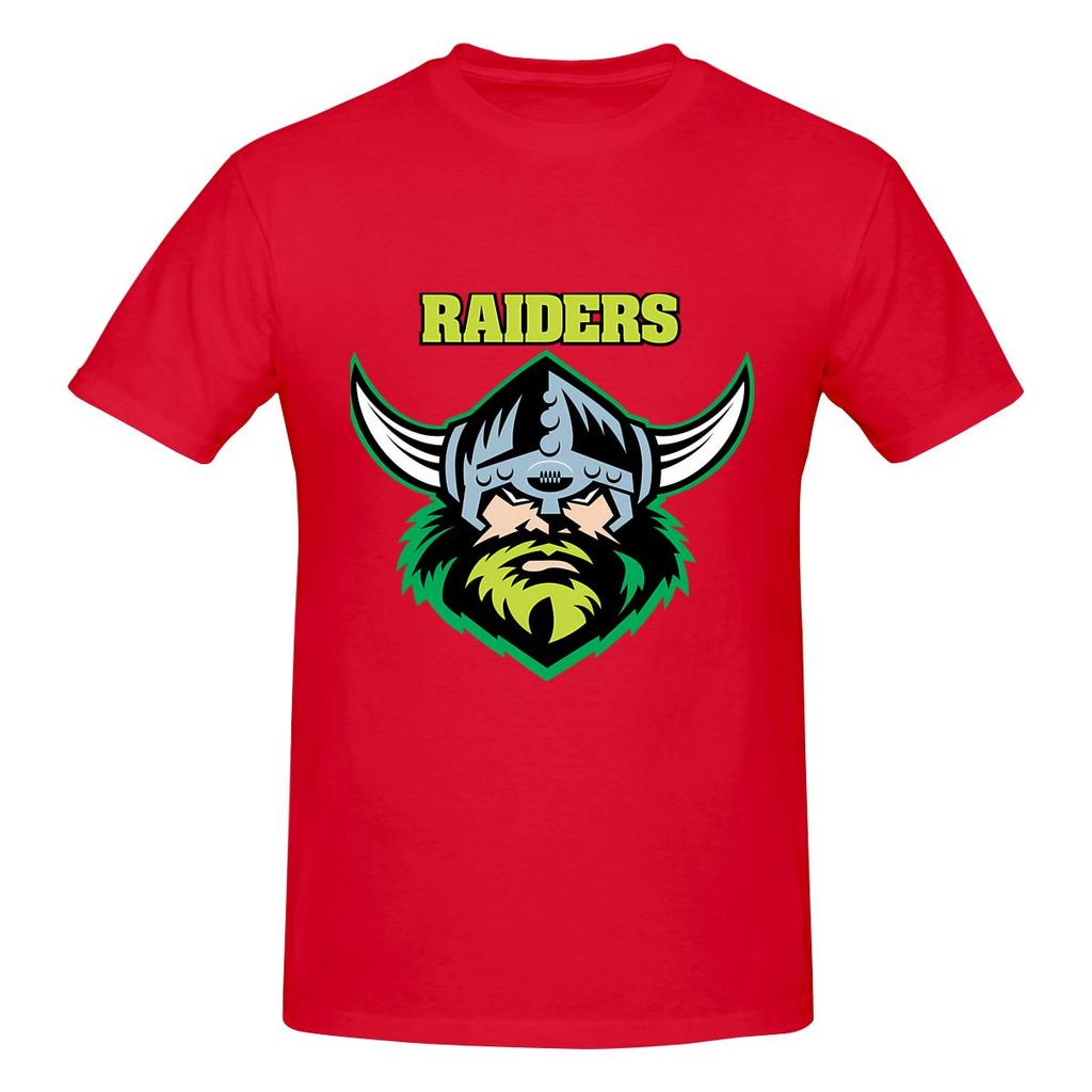 The Raiders Canberra American Retro Tshirt Fresh And Simple Seamless Splicing Cotton Tee