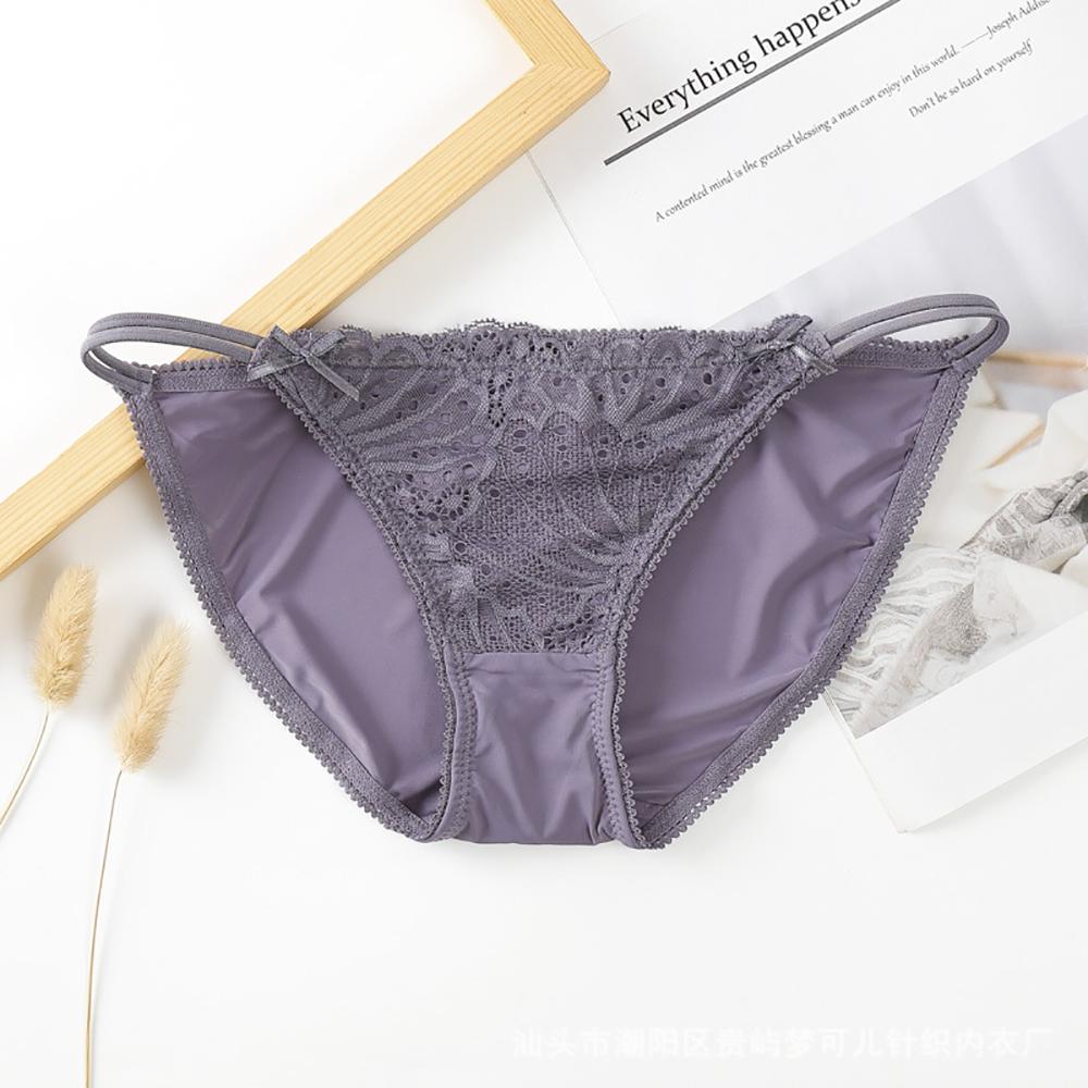 Underwear Soft Bow Underpants G-string Bandage Lace Panties Sexy Briefs Lingerie Women Thong