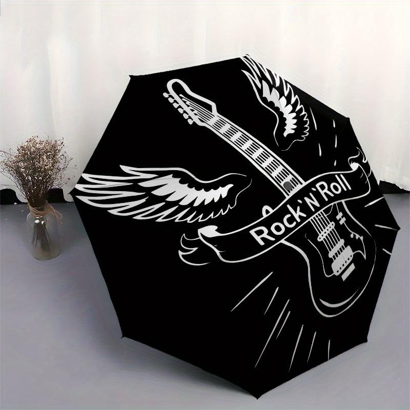 1pc Guitar Wings Themed High-quality Umbrella,Automatic Opening and Closing Umbrella,Multi-functional Umbrella G0811383