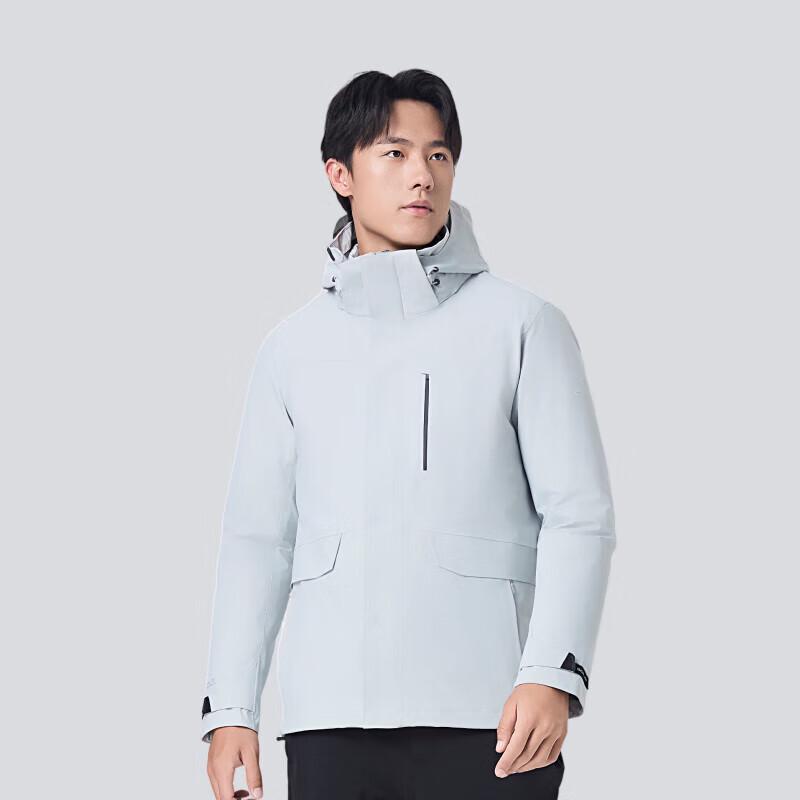 SCALER Men's 3-in-1 Waterproof Goose Down Winter Jacket