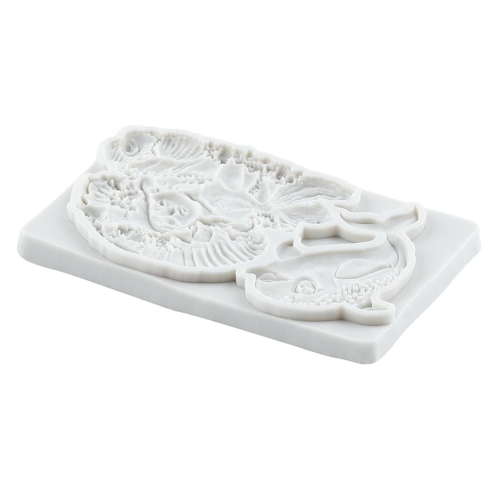 Mermaid Silicone Mold Dolphin Fondant Molds Cake Decorating Tools Cupcake Topper Candy Resin Clay Chocolate Gumpaste Mold