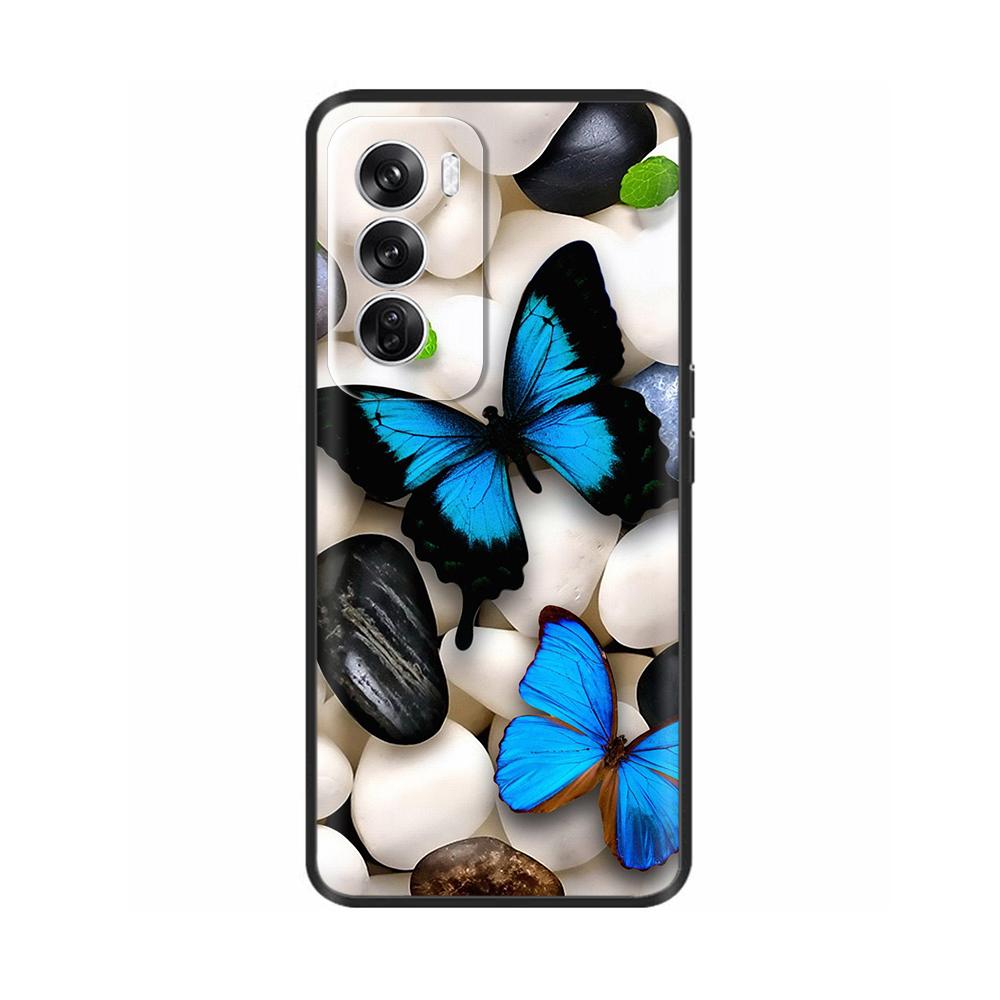 Luxury Painted Case For OPPO Reno 12 Pro Back Cover Silicone Phone Case For OPPO Reno 12 Reno12 Pro 5G Protective Shell Capas