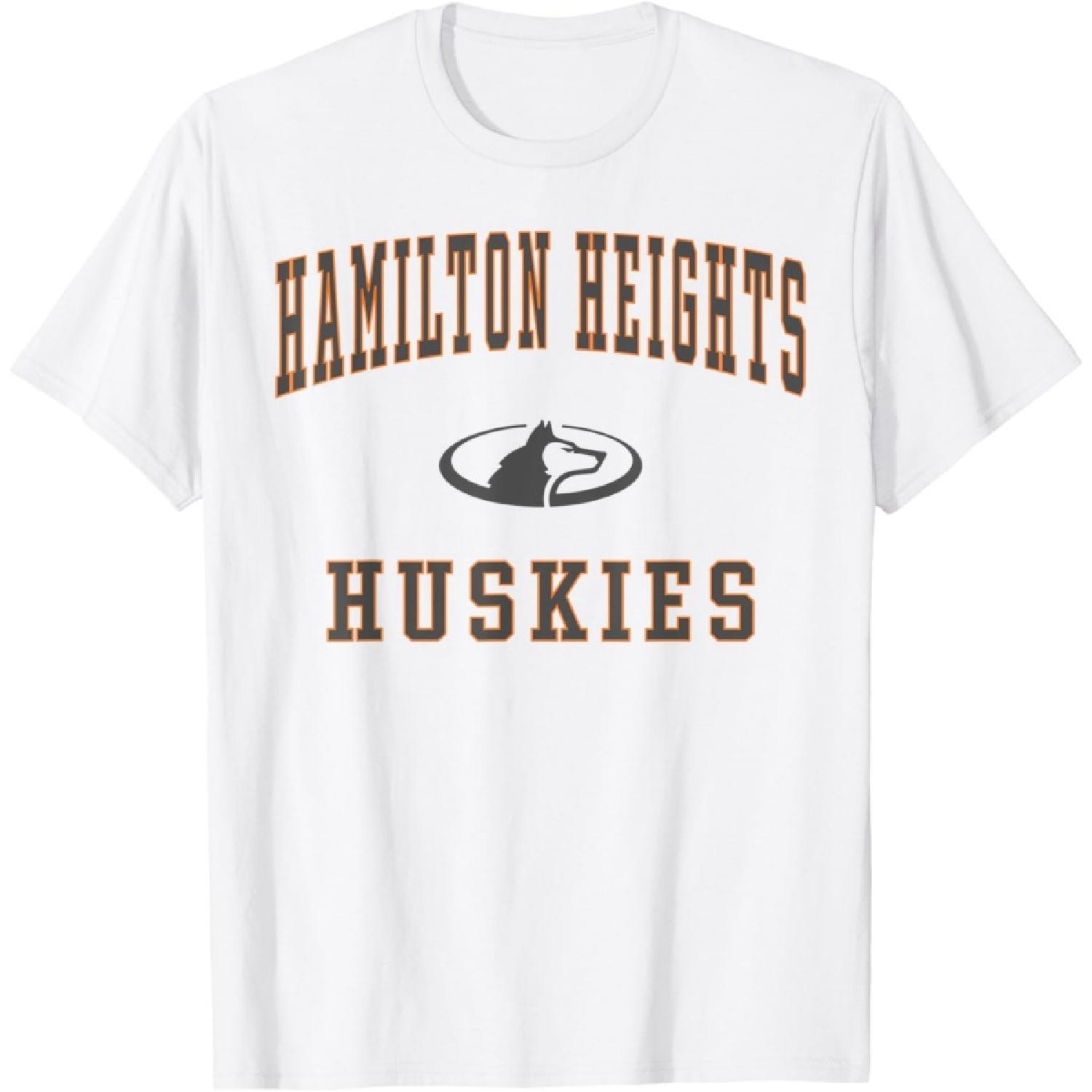 Hamilton Heights High School Huskies T-Shirt XXXXXL белый