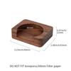 watchget Espresso Paper Filter Coffee Filter Storage Coffee Filter Fits Round Disposable Pack Screen Paper Made of Wood Holder, Container, Dispenser,