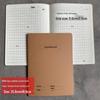 Large 16K/32K Thickened English Composition & Math Notebook for Middle School Students - Thread-Bound Cowhide Cover