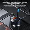High-power 326W Car Charger Multi-functional Type C USB Fast Charger with Voltage  Extension Cable Vehicle-mounted Charger