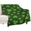 St. Patrick's Day Series digital-printed polyester Bedroom velvet flannel cover blanket Fleece soft sofa cover blankets for beds