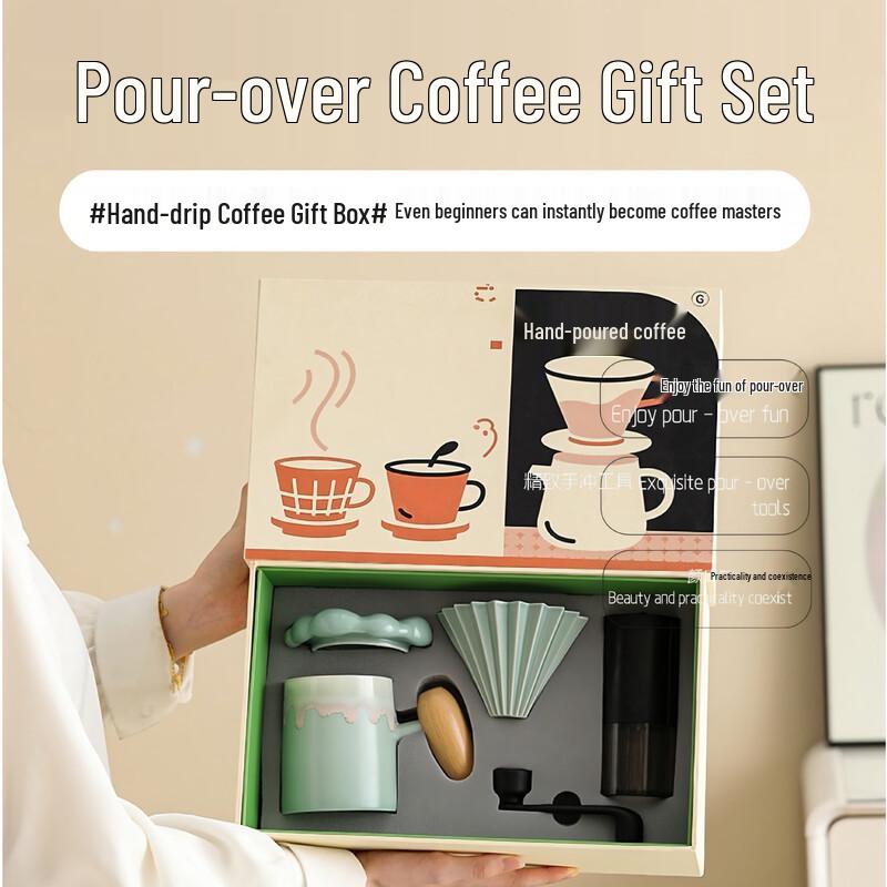 Chinese Style Ceramic 5-Piece Tea Set Gift Box 5-piece set