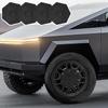 Removable 4pcs Rustproof Wheel Hub Cap Wheel Center Rims Decal Car Wheel Center Cap Stickers Auto Exterior Accessories