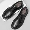 Fashion Leather Men Oxford Shoes Brown Black Mens Dress Shoes New Fashion Office Mens Shoes Business Oxfords Casual Formal Footwear Male