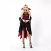 Halloween Vampire Queen Costume For Stage Performances With Polyester Fabric For Women