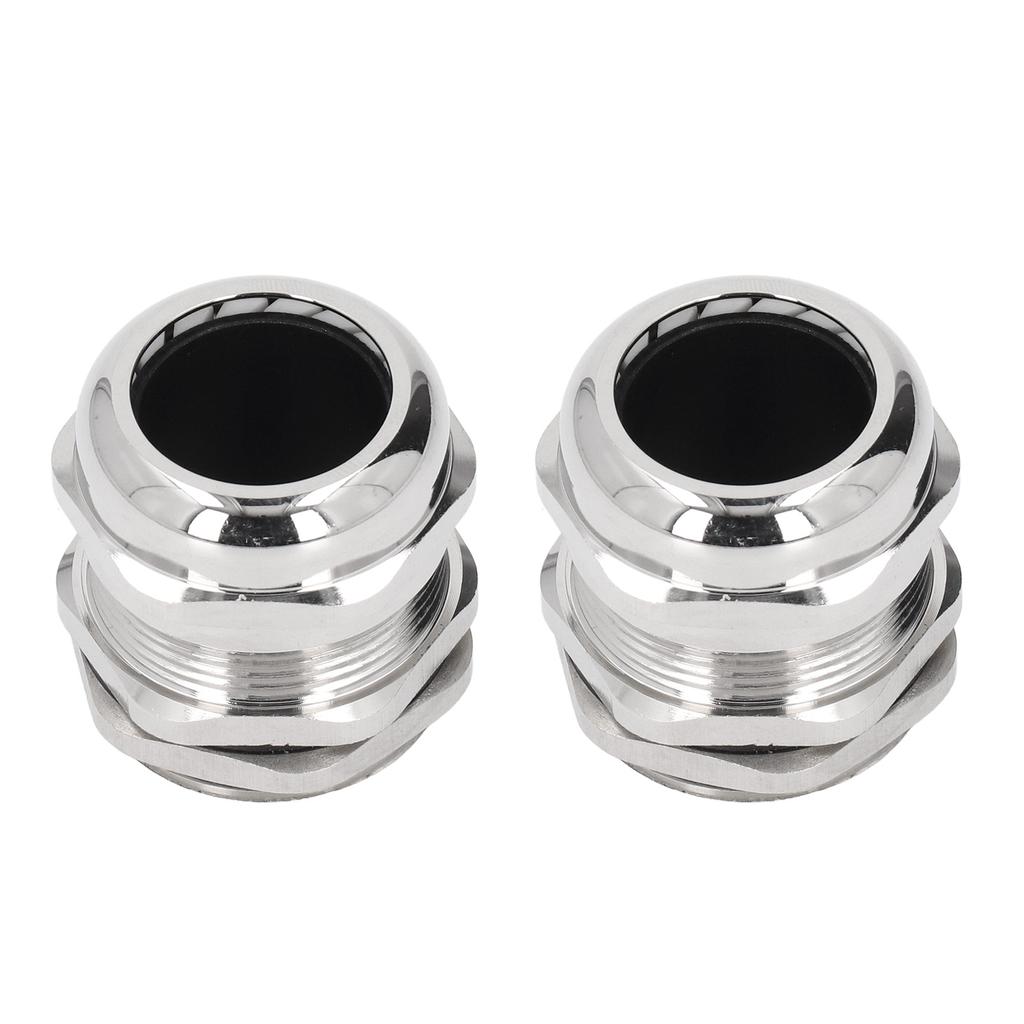 Cable Gland Stress Relief IP68 Waterproof Ni Plated Brass Metal Cord Grip for Electrical Boxes Lighting M32