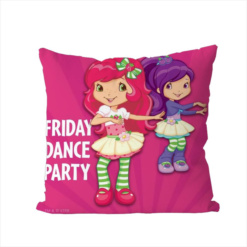 SStrawberry Shortcakes Pillow Case For Car Sofa Decorative Home Doublesided Print Plush Square Throw Pillow Cushion Cover