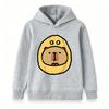 Kids Boys Girls Pullover Hoodie, Cute Cartoon Capybara In Fried Pancake Print Casual Soft Long Sleeve Hooded Sweatshirt For Little Children Daily Wear