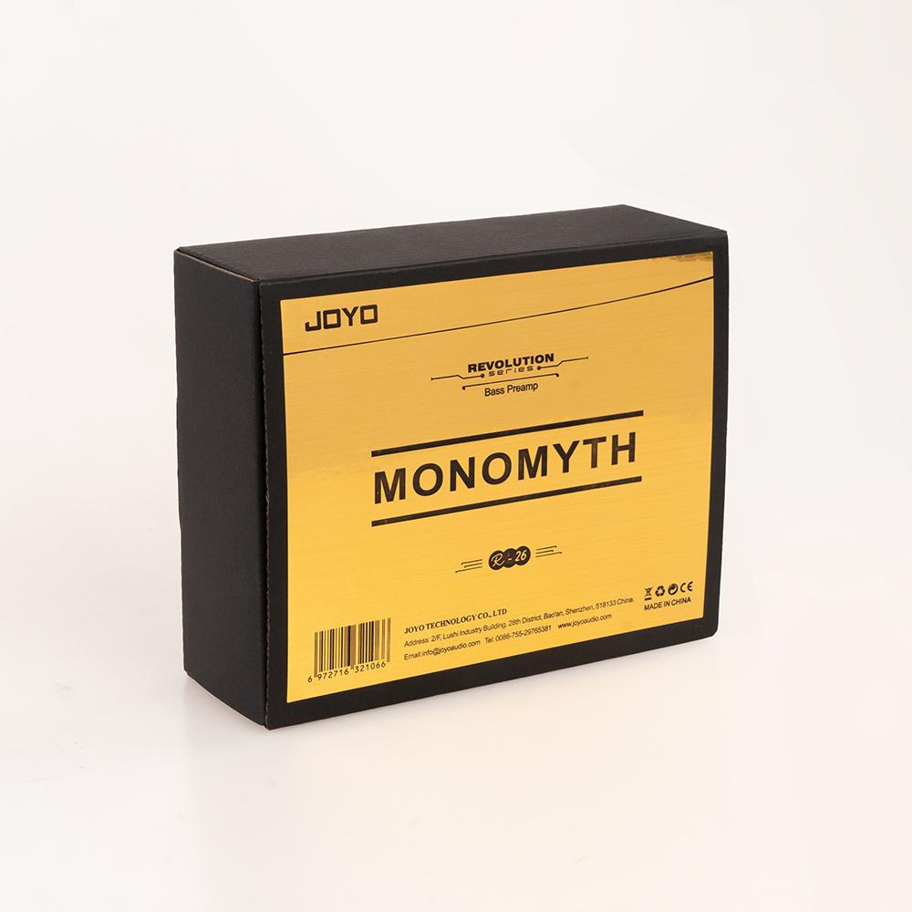 JOYO R-26 Monomyth Bass Preamp Electric Effect Pedal 6-band Graphic EQ Control Real Amplifier Tone Simulation Bass Pedal