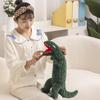 Green Rex Tyrannosaurus Dinosaur Plush Toy Home Desktop Decoration Kids Gift