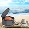 Stackable Hat Organizer with Handle Foldable Hat Case with Cardboard Support Hat Box Holder for Closet Storage