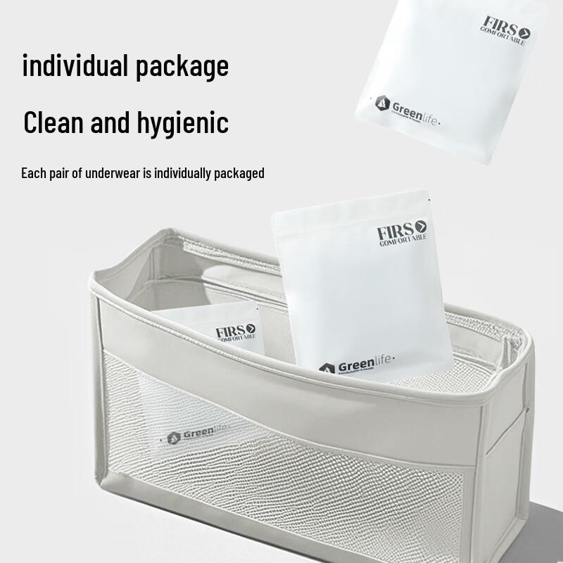 Shanshan Men's 10A Antibacterial Pure Cotton Boxer Briefs 3-Pack