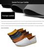 Zapatos Casuales de Cuero para Hombre, Slip-On, Talla Grande (Tallas 48-50)