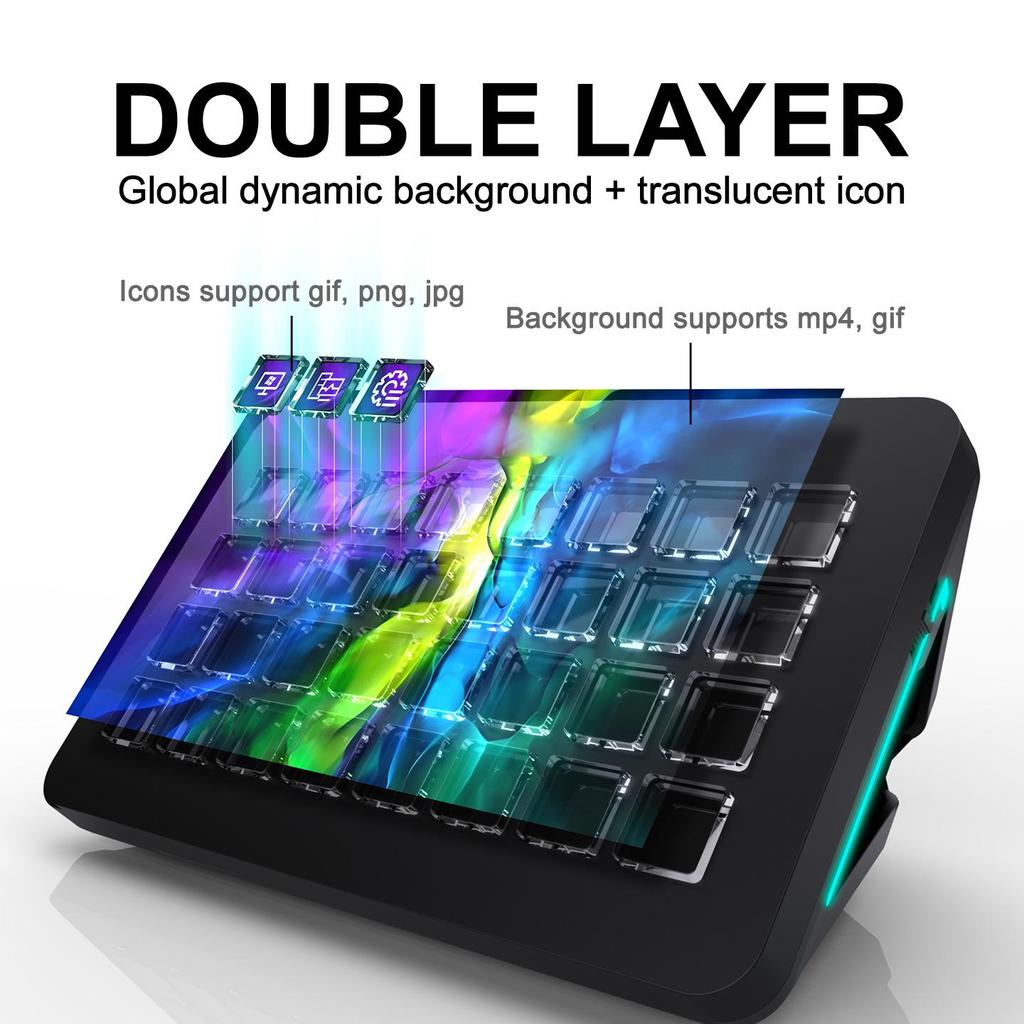 Stream Dock XL: Customizable Visual Keyboard