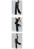 Spring 2025 Maternity Wide-Leg Pants: Adjustable Tummy Support, Casual Straight-Leg Fit Suitable as Outerwear.