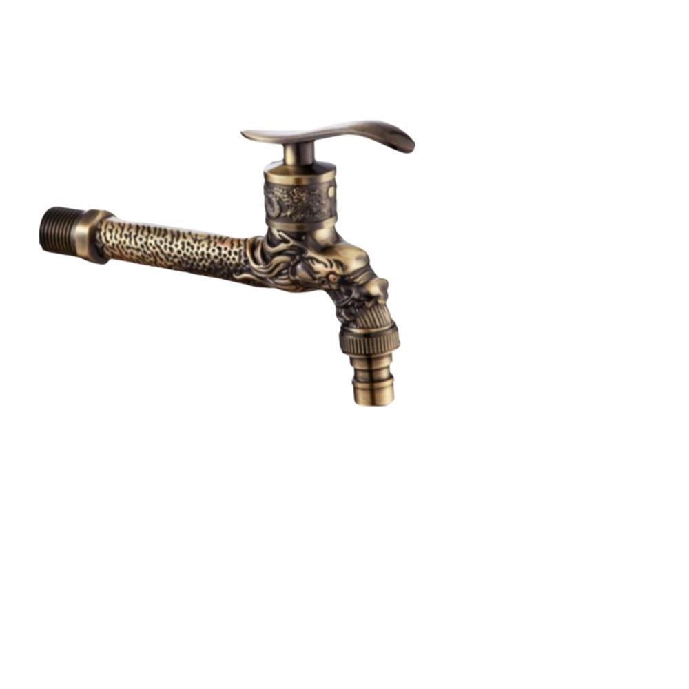Freeze-Resistant Material Antique Faucet Dragon Head Design Dragon Spout Tap Mop Pool Application